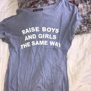 raise boys and girls the same way - brandy tee